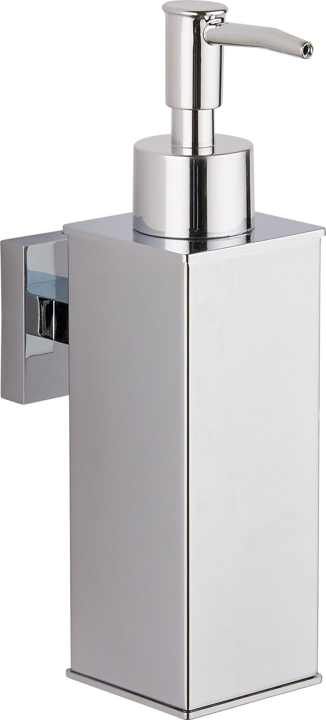 Dozownik do mydła Delvant DELVANT SQUARE DOZOWNIK DO MYDŁA W PŁYNIE CHROM