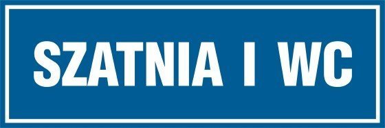 TD Systems PA303 Piktogram Szatnia i wc