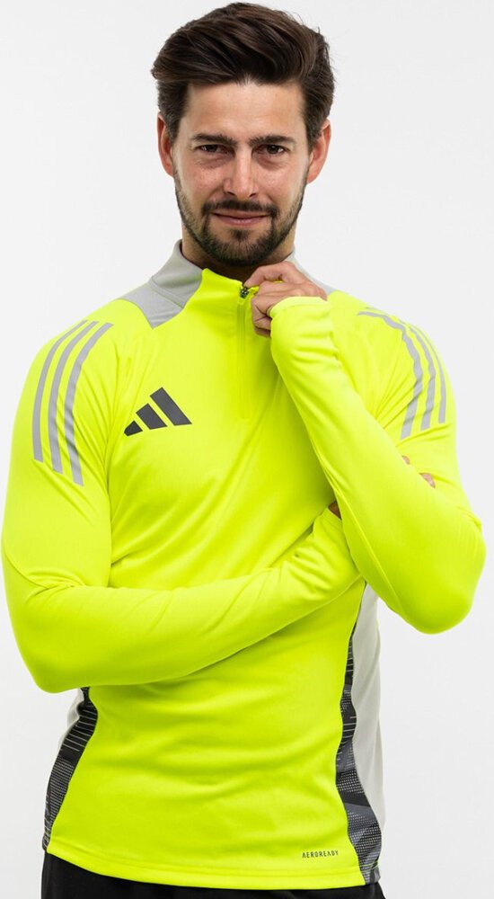 Bluza męska adidas Tiro 24 Competition Training Top limonkowa IS1642 2XL