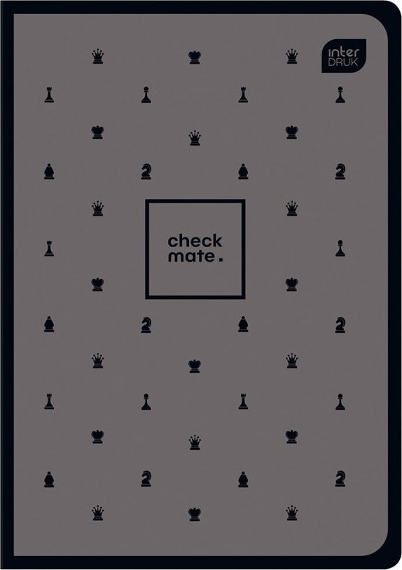 Interdruk Zeszyt w kratkĘ a5 interdruk 60 kartek soft touch chess