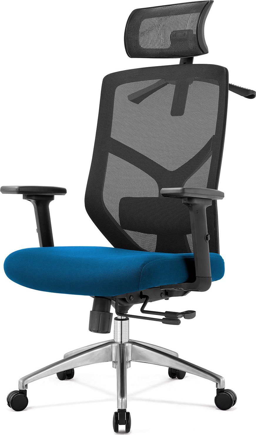 Krzesło biurowe Angel Rosa Czarno-niebieskie