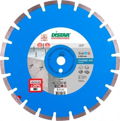 Di-Star TARCZA DIAMENTOWA 1A1RSS/C1-W 354x3,2/2,2x12x25,4-21 F4 Classic H12