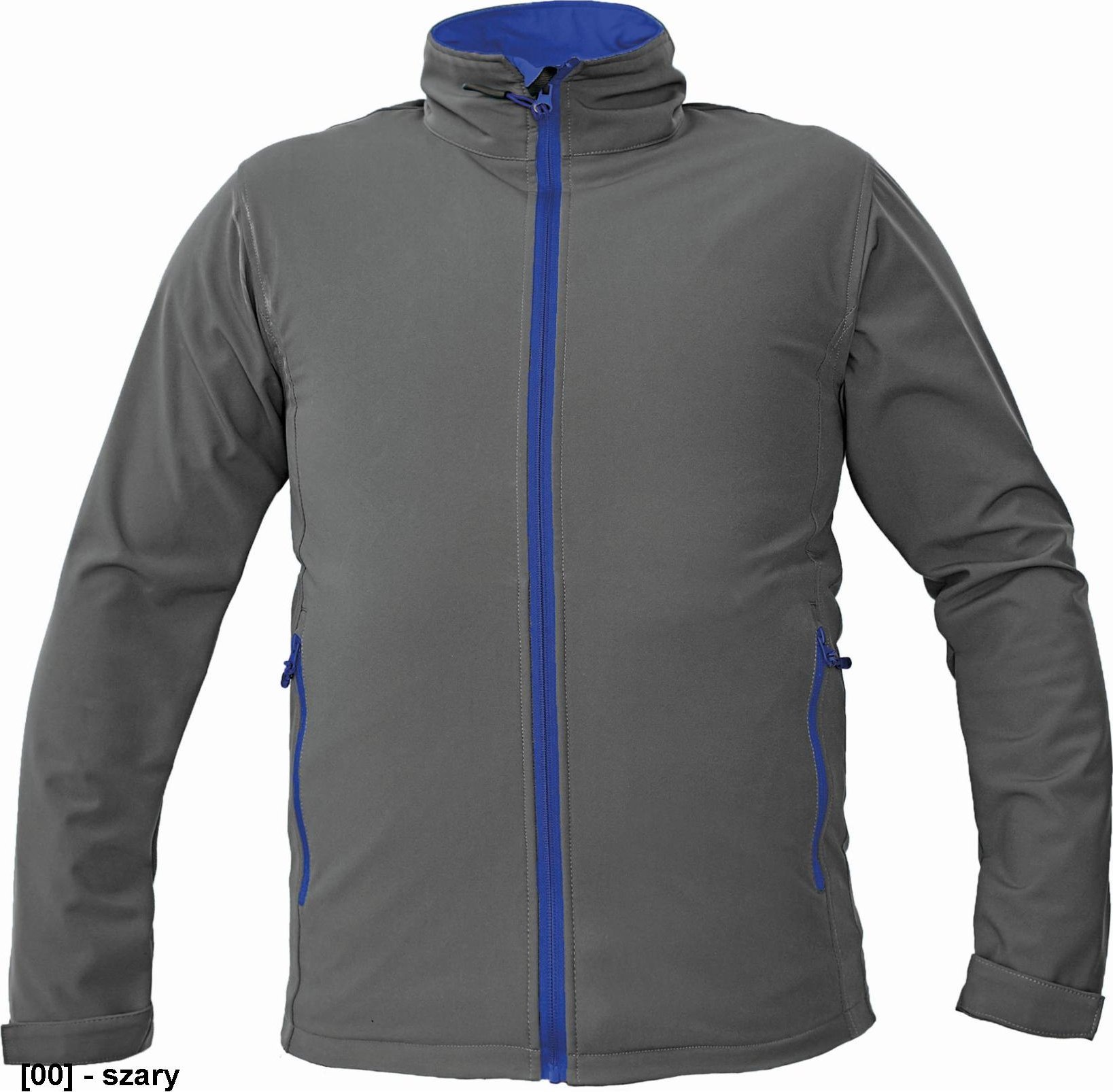 CERVA NAMSEN MAN KURTKA SOFTSHELLOWA Z KONTRASTOWYMI ZAMKAMI - czerwony XXL