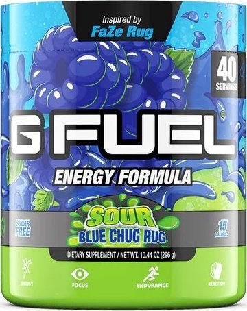 GFuel Suplement na koncentrację i pobudzenie - Sour Blue Chug Rug