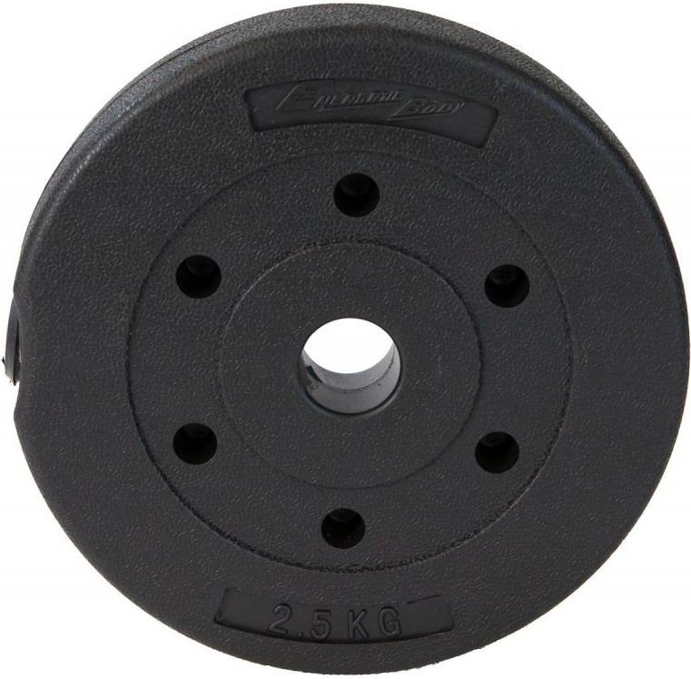 Eb Fit obciążenie betonowe 2,5 kg fi30 kolor czarny