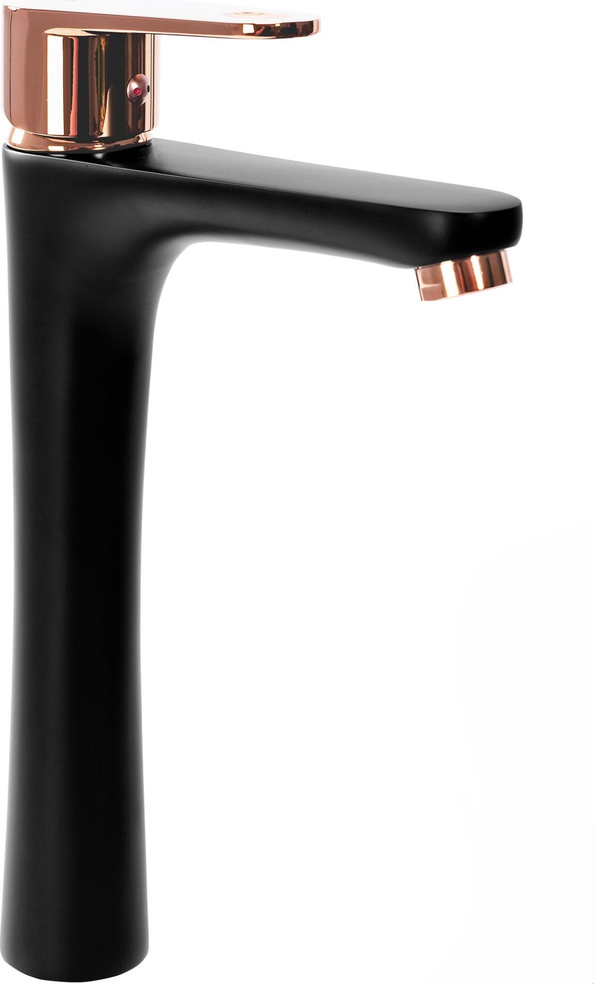 Bateria umywalkowa Rea Bateria Umywalkowa REA MILD Czarna Różowo Złota Wysoka