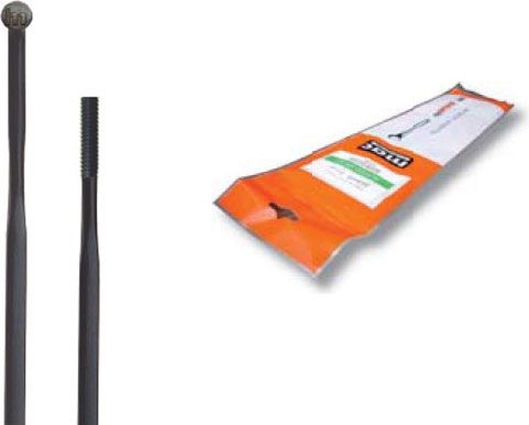 Cn Spoke Szprychy AERO424 2.0-0.9*2.2-2.0 stal nierdzewna 286mm czarne 36szt.