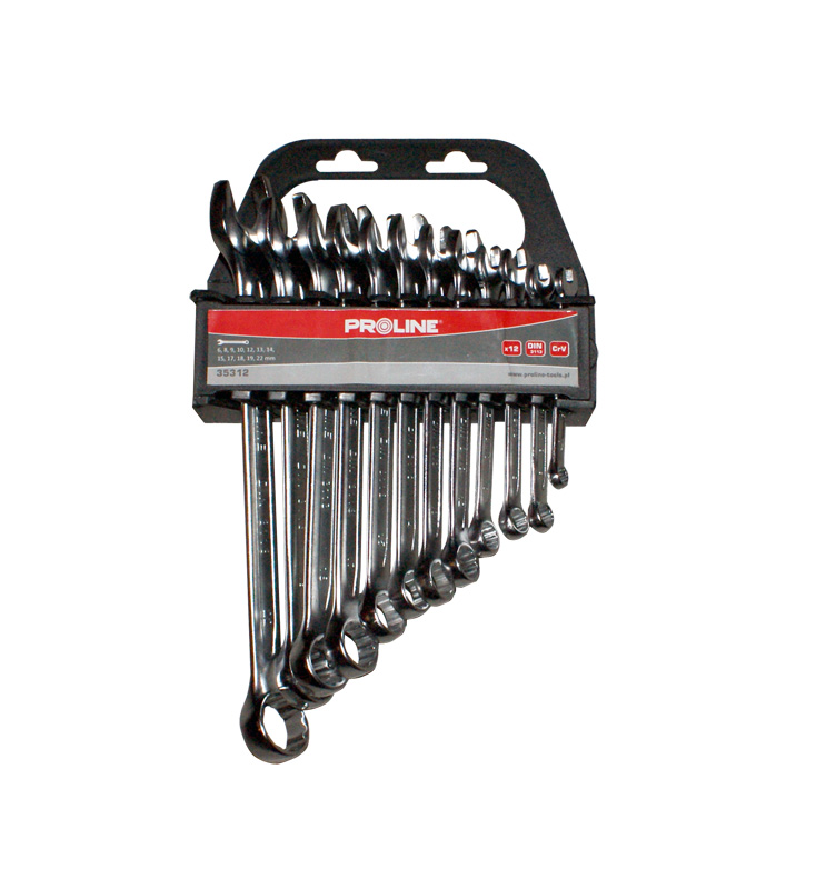 Pro-Line Zestaw kluczy płasko-oczkowych 8-17mm 6szt. (35306)
