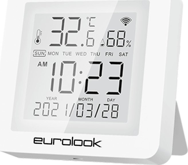 Eurolook Inteligentny Czujnik Temperatury i Wilgoci Wi-Fi Tuya
