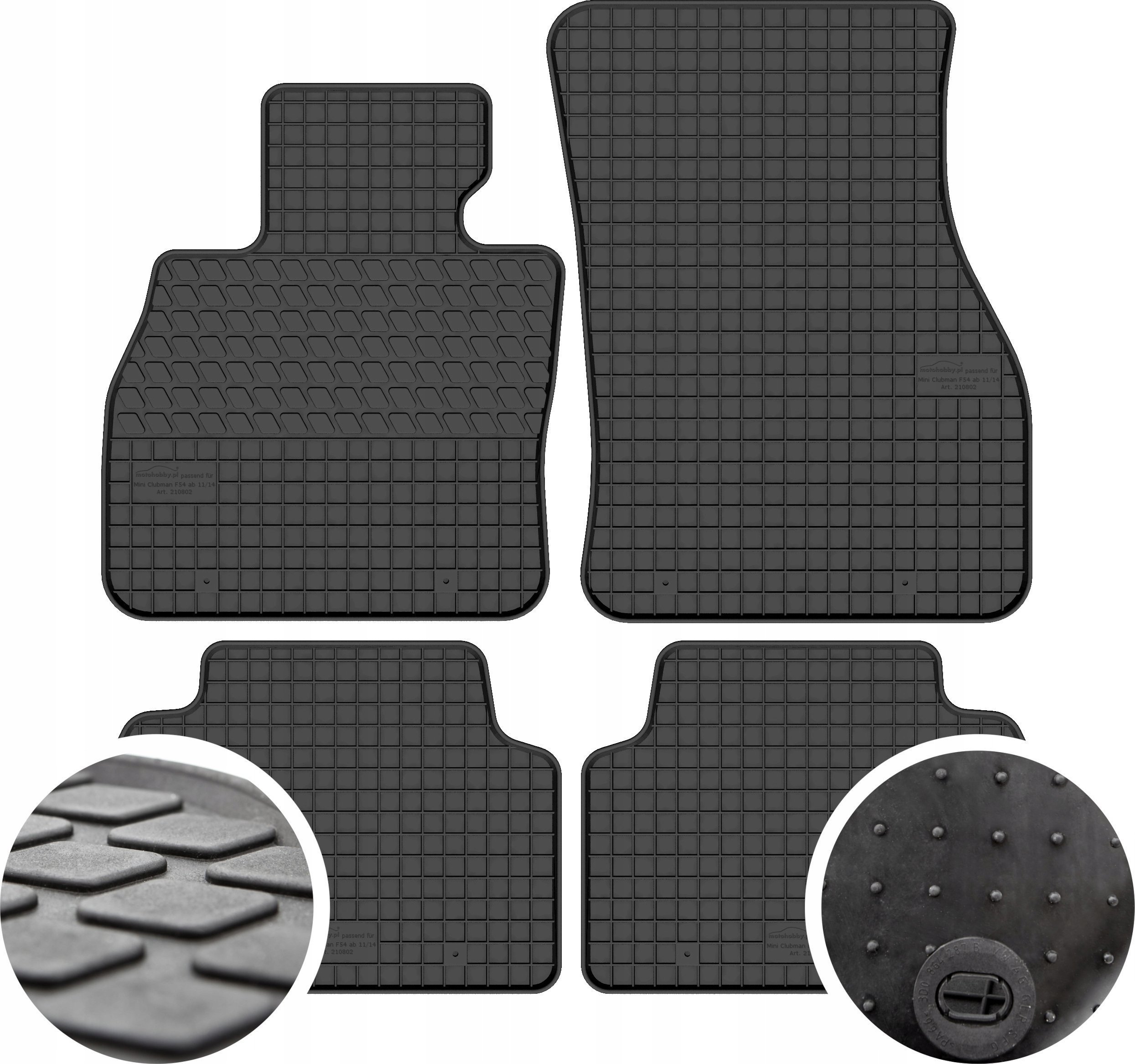 GeyerHosaja Dywaniki gumowe do Mini Clubman F54