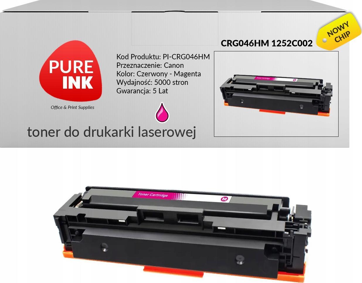 Toner Pureink Magenta Zamiennik CRG046HM
