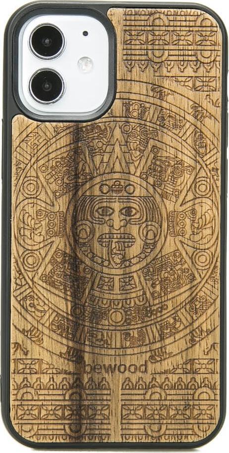 BeWood Drewniane Etui iPhone 12 Mini KALENDARZ AZTECKI LIMBA