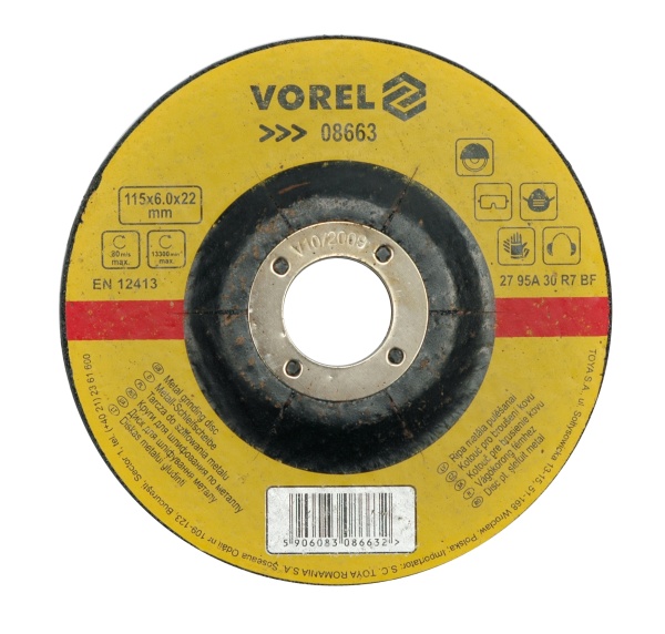Vorel Tarcza do szlifowania metalu 230x6,8x22mm 08669