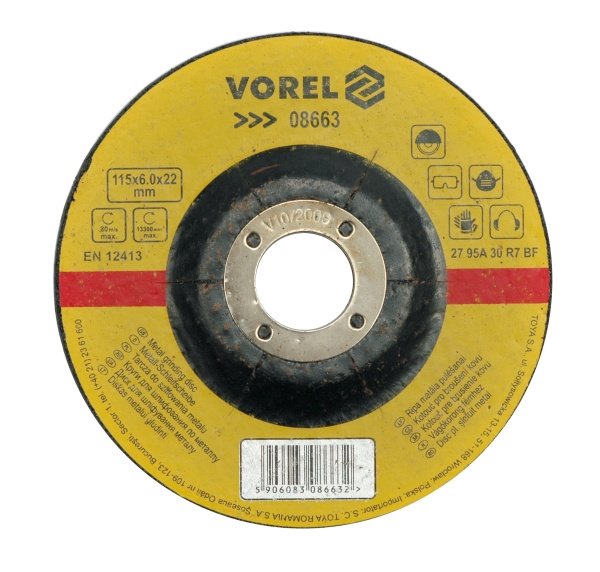 Vorel Tarcza do szlifowania metalu 230x6,8x22mm 08669