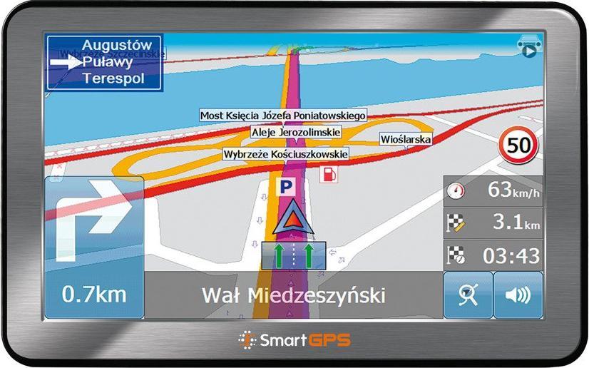 Nawigacja GPS SmartGPS Nawigacja samochodowa SG777 OSM EU | EUROPA | 7' | Dożywotnia aktualizacja uniwersalny