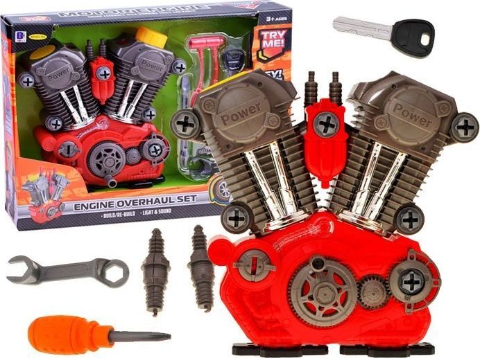 Jokomisiada Rozkręć Silnik zabawka dla mechanika