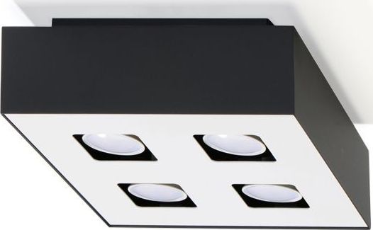 Lampa sufitowa Lumes Nowoczesny plafon LED E776-Mons - czarny