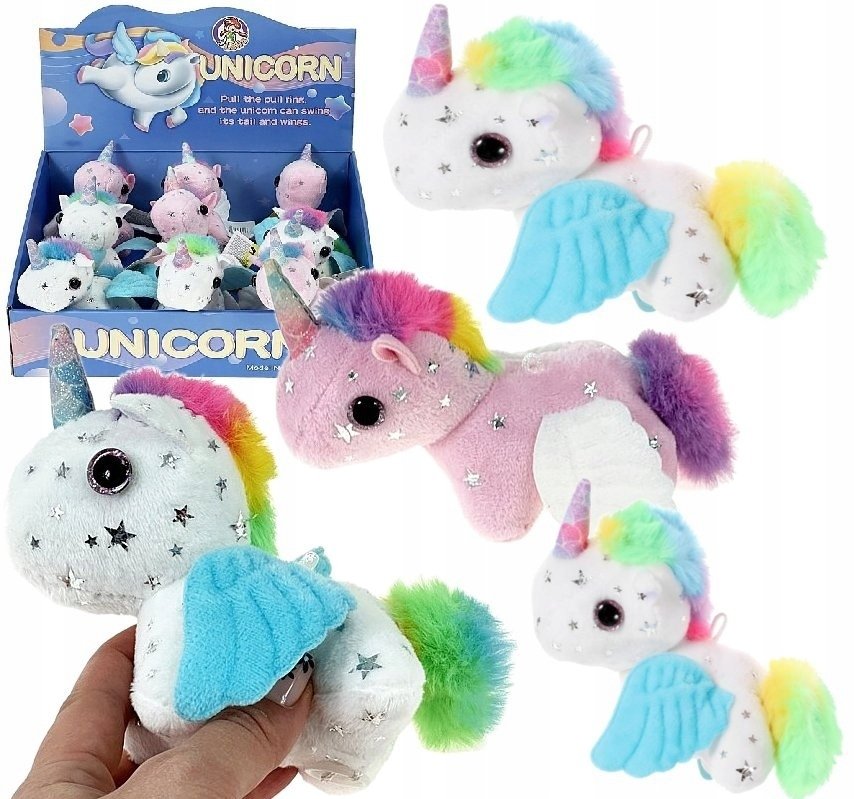 Jednorożec pluszowy 15cm MIX