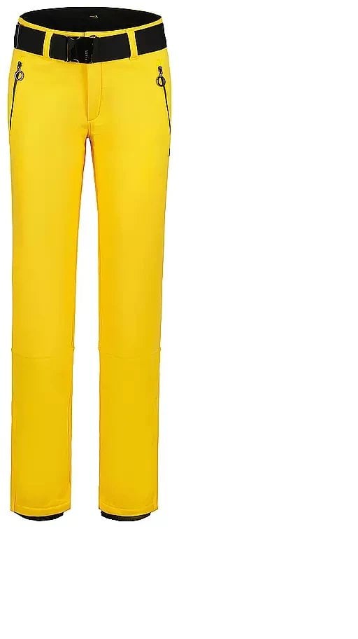 Luhta kelnės moterims JOENTAUS, geltonos