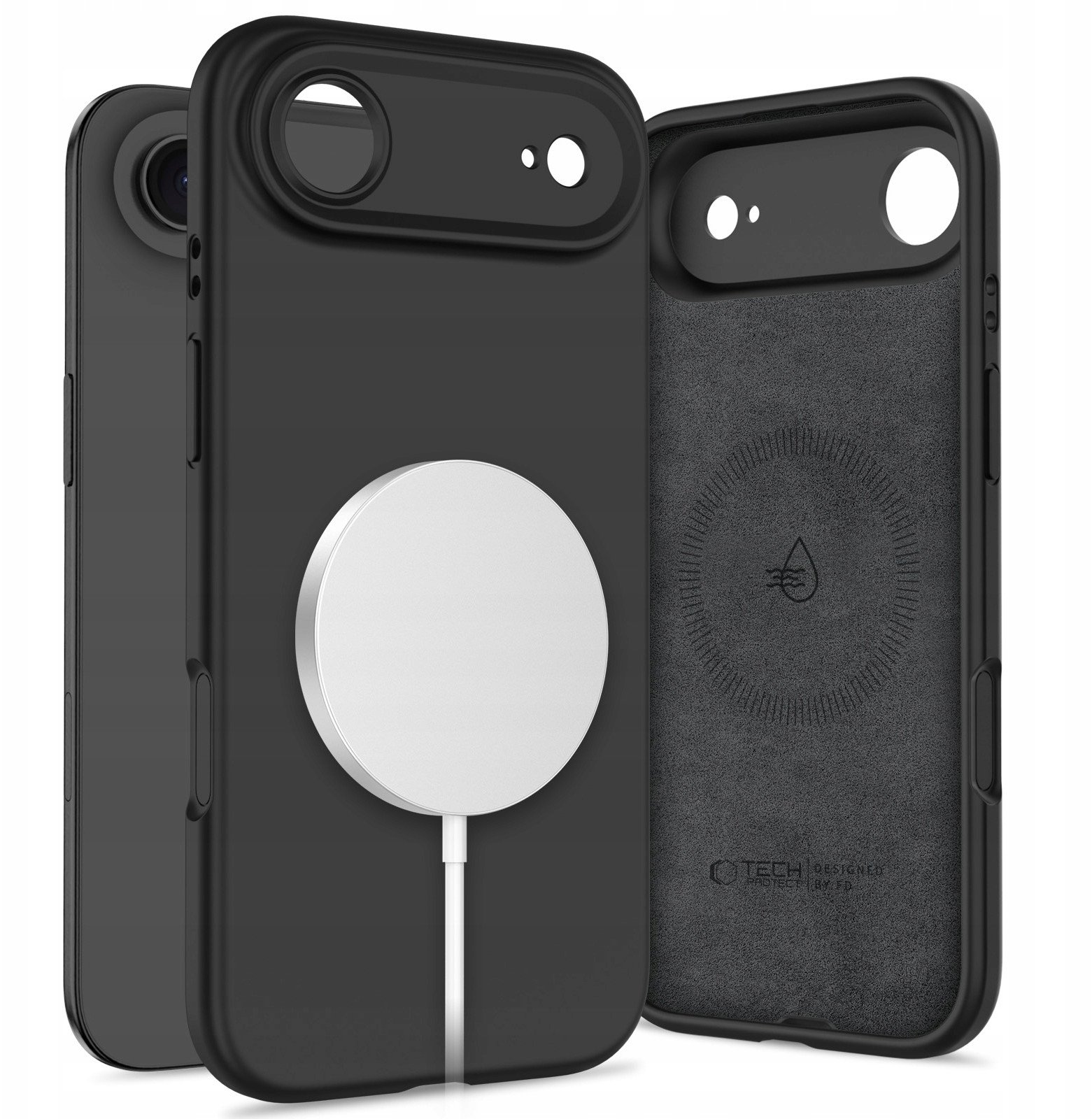 Etui Tech-Protect Silicone MagSafe do Apple iPhone 17 Air Black