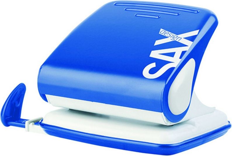 Dziurkacz SAX Design 418 25 kartek Niebieski (PBSX0727)