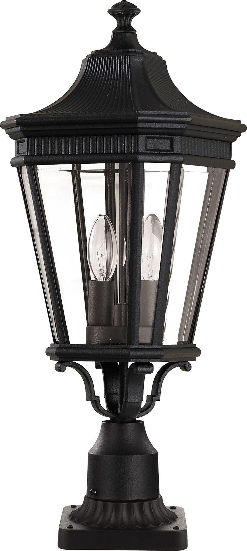 Elstead Słupek czarny Elstead Cotswold Lane FE-COTSLN3-M-BK