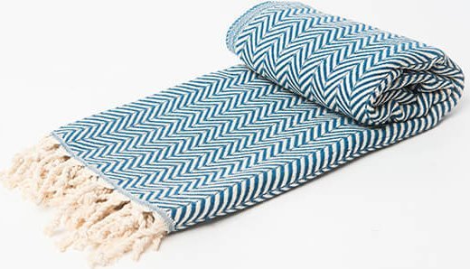 Yeye Ręcznik hammam DAMLA 100% bawełna YEYE Granatowy