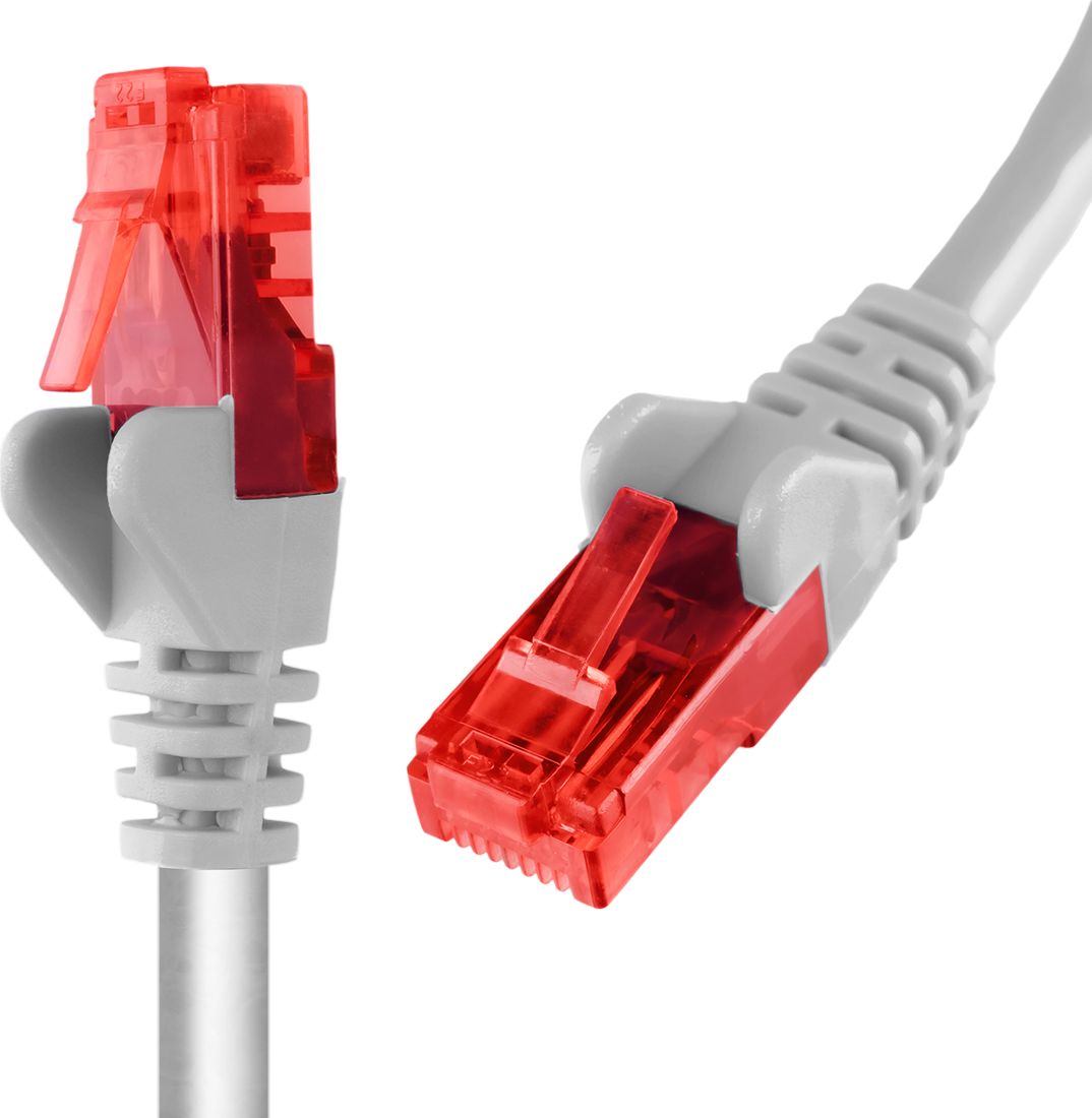 Spacetronik Kabel RJ45 CAT 6 U/UTP AWG24 biały 20m