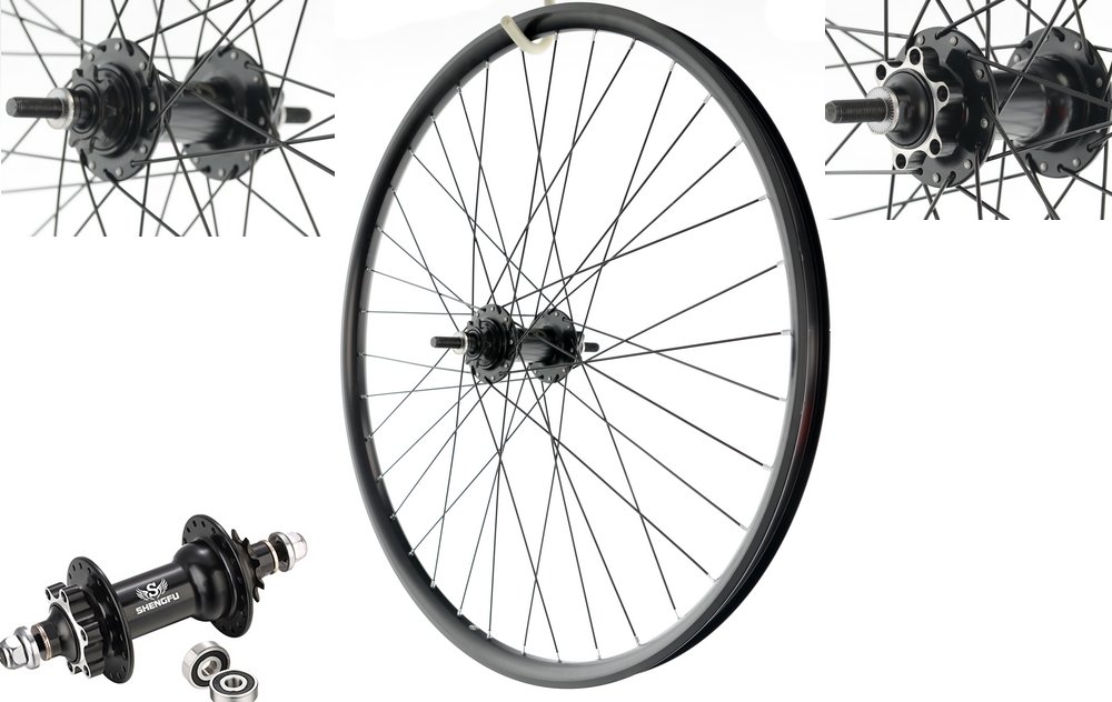 Koło tył 26" DIRT Colt STARS RIMS (J25DH), P/Alu (SF-B45R.DIRT), łożyska maszynowe, disc