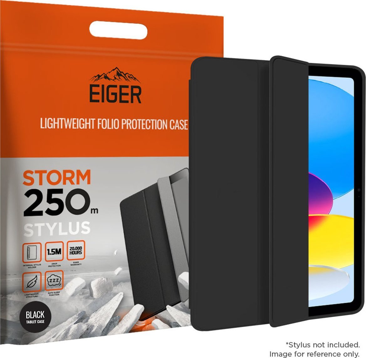 Etui na tablet Eiger Eiger Storm Stylus 250m Case iPad 10.9 (2022) schwarz