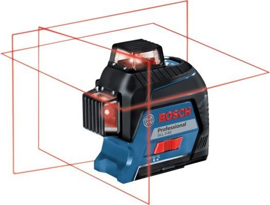 Bosch Laser płaszczyznowy GLL 3-80 czerwony 30 m