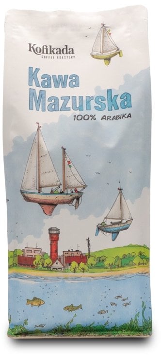 Kawa ziarnista Kofikada Kawa ziarnista Kawa Mazurska Espresso Blend 1kg