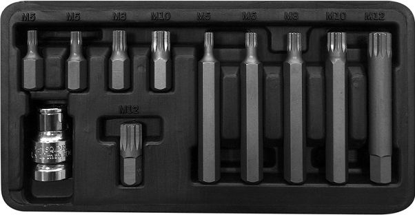 Pro-Line Zestaw bitów 3/8" Spline M5-M12 11 elementów (10744)