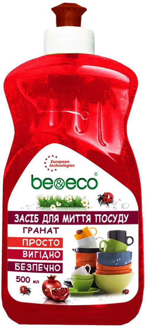 Be&Eco Płyn do mycia naczyń Granat 500ml