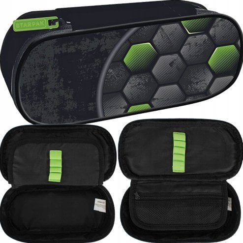 Piórnik Starpak PIORNIK SASZ OWAL 1ZAM FOOTBAL ZIE PILK STK12/48