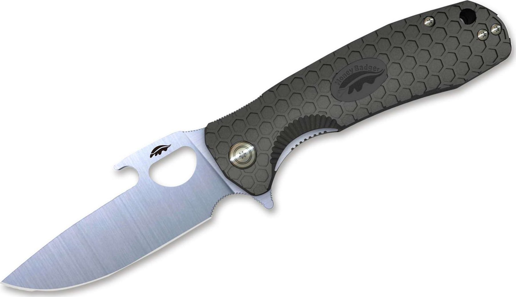 Honey Badger Nóż Honey Badger Opener Large Black 8Cr13MoV DP