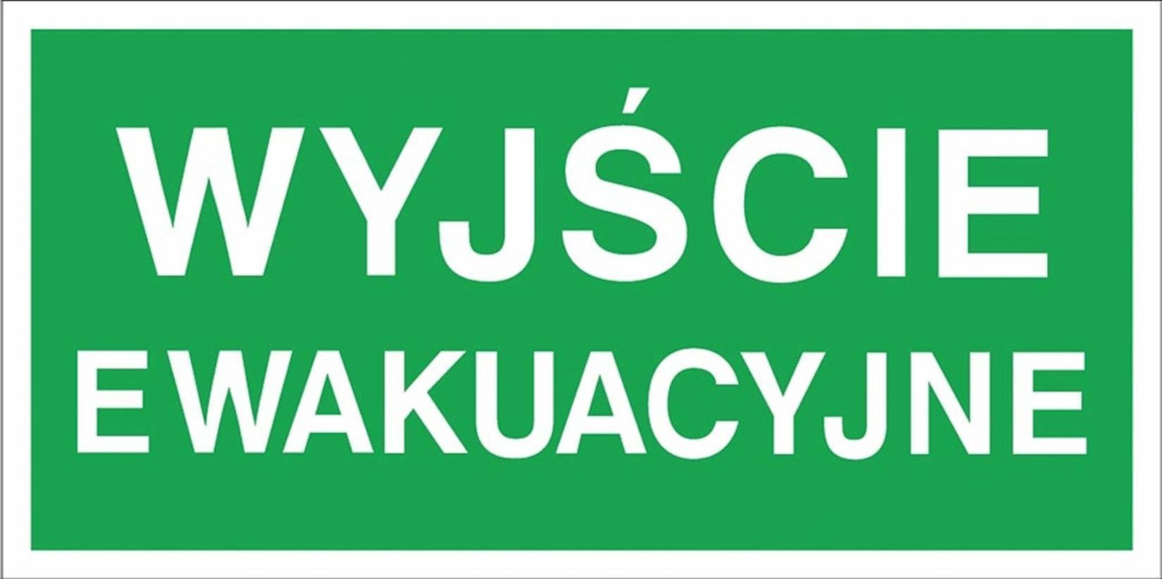 R.E.I.S. Z-2E - Znak ewakuacyjny Wyjście ewakuacyjne