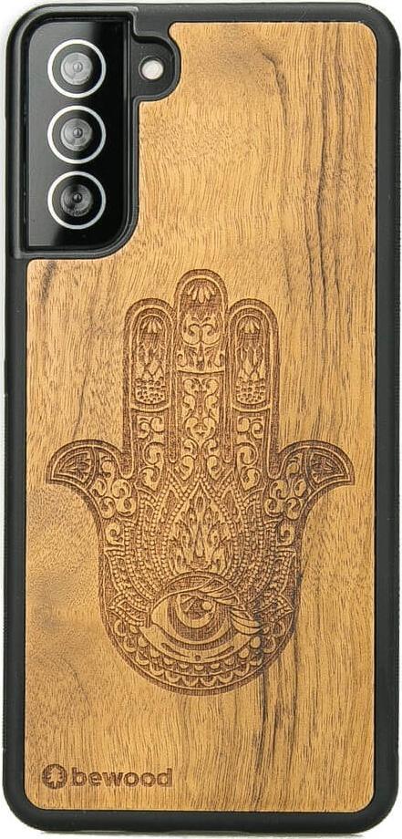 BeWood Drewniane Etui Samsung Galaxy S21 Plus HAMSA IMBUIA