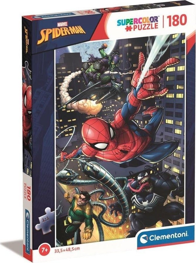 Clementoni Puzzle 180 Super Kolor Marvel Spider-Man