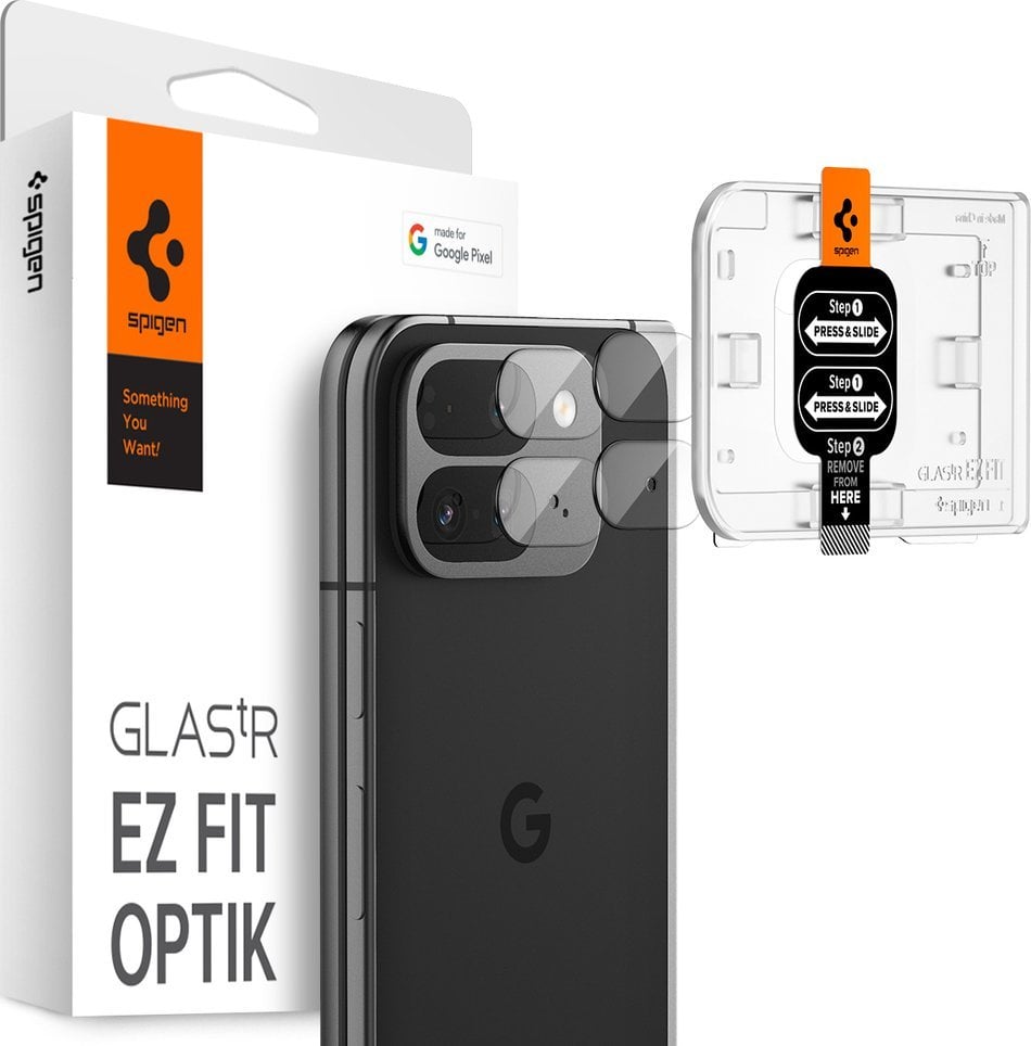 Spigen Spigen Glass tR EZ Fit Optik 2 Pack, crystal clear - Google Pixel 9 Pro Fold