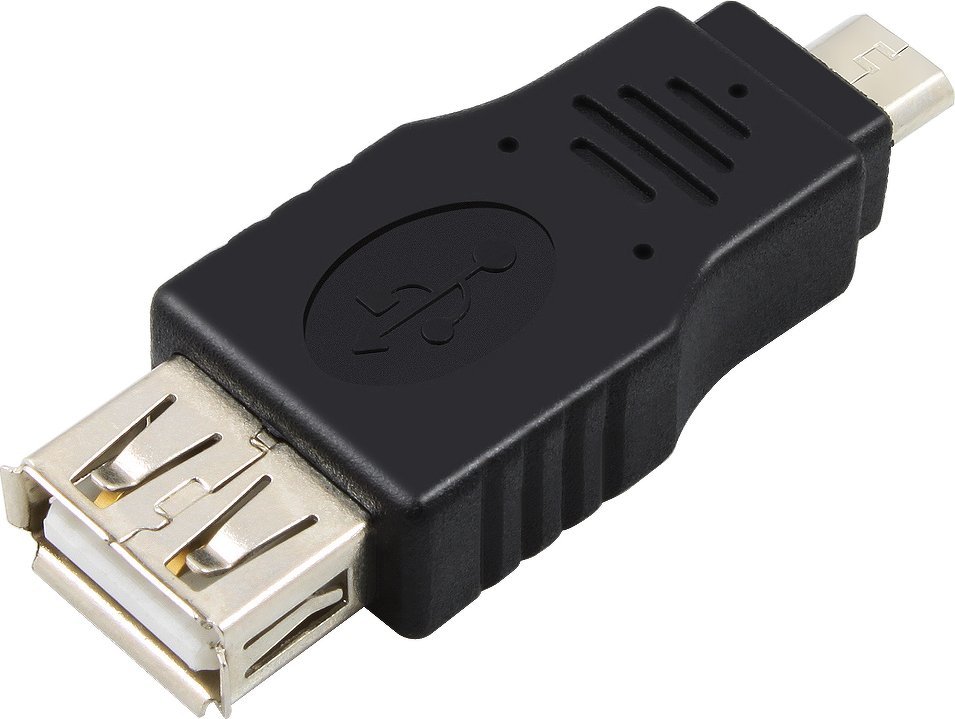 Adapter USB Unitek microUSB - USB Czarny (Y-A015)