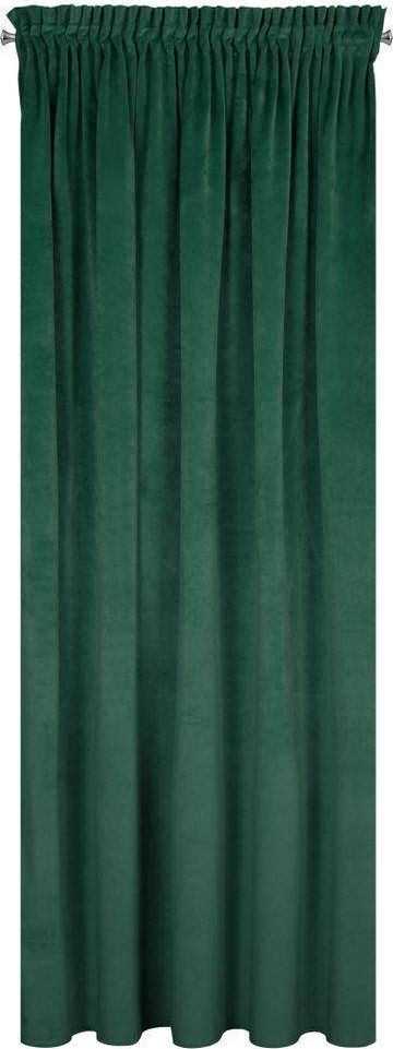 Eurofirany Zasłona 140 x 300 Dekotacyjna Villa Taśma C. Zieleń