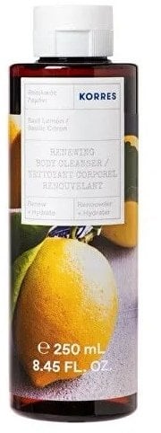 Korres BASIL LEMON body wash, 250 ml