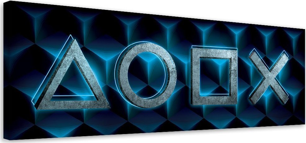 Feeby Obraz na płótnie, Symbole gry - 150x50