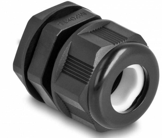 Delock DELOCK EX-złącze kablowe M20 czarny 2 sztuki