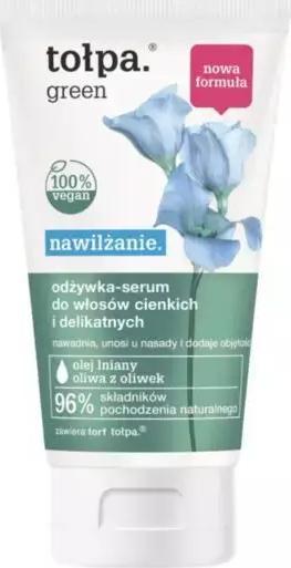 Tołpa green nawilżanie. odżywka-serum do włosów cienkich i delikatnych, 150 ml