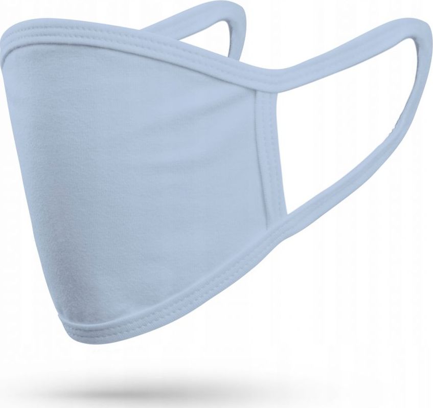 FDTwelve Maseczka ochronna 2-warstwowa wielokrotnego użytku Blue
