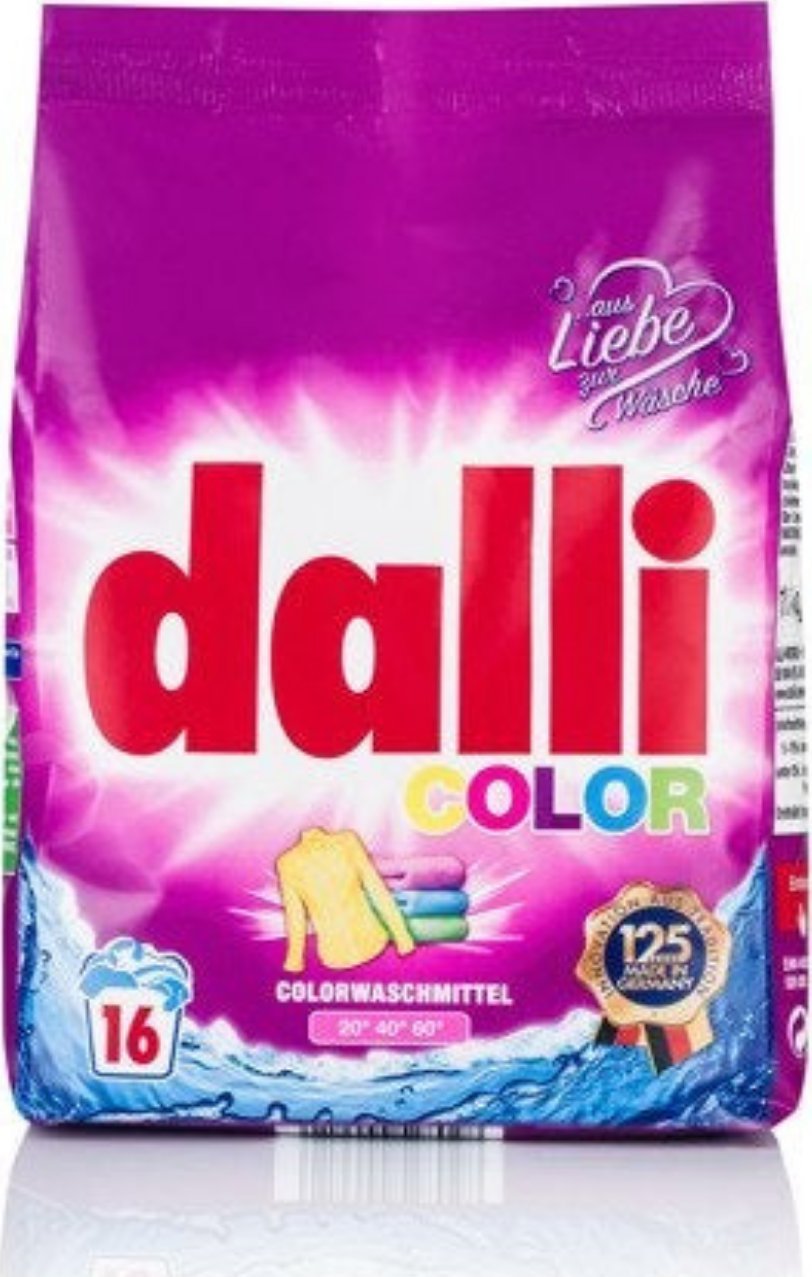 Płyn do płukania DALLI Proszek do prania DALLI Color Plus 16 prań 1,04 kg