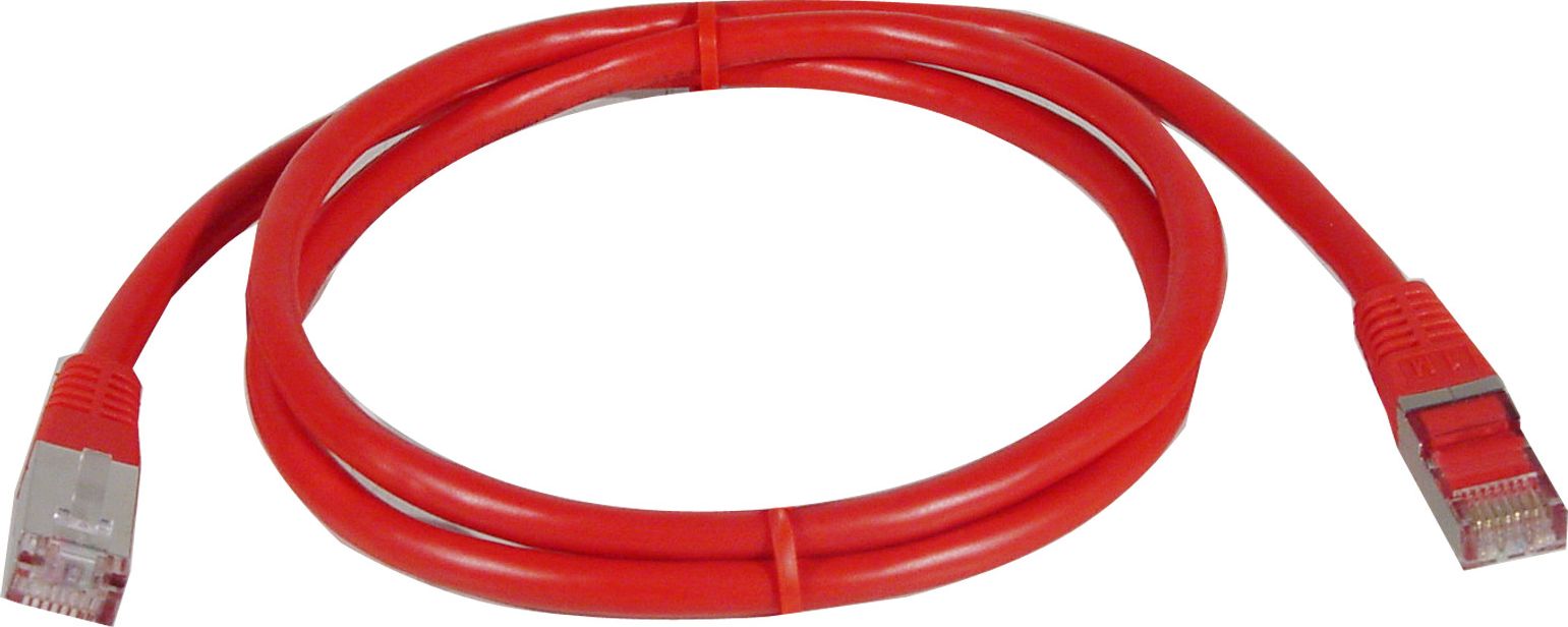 Goobay Wentronic Goobay CAT 6 Patch Cable, S/FTP (PiMF), red, 1 m - LSZH halogen free, copper (68278)