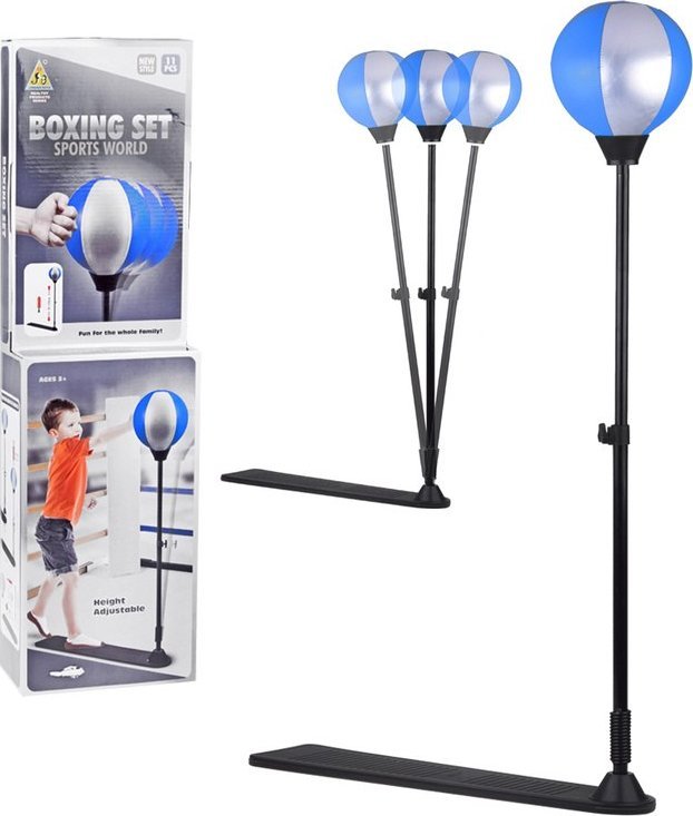 Jokomisiada Zestaw bokserski dla dzieci nauka boksu gruszka podstawa SP0793